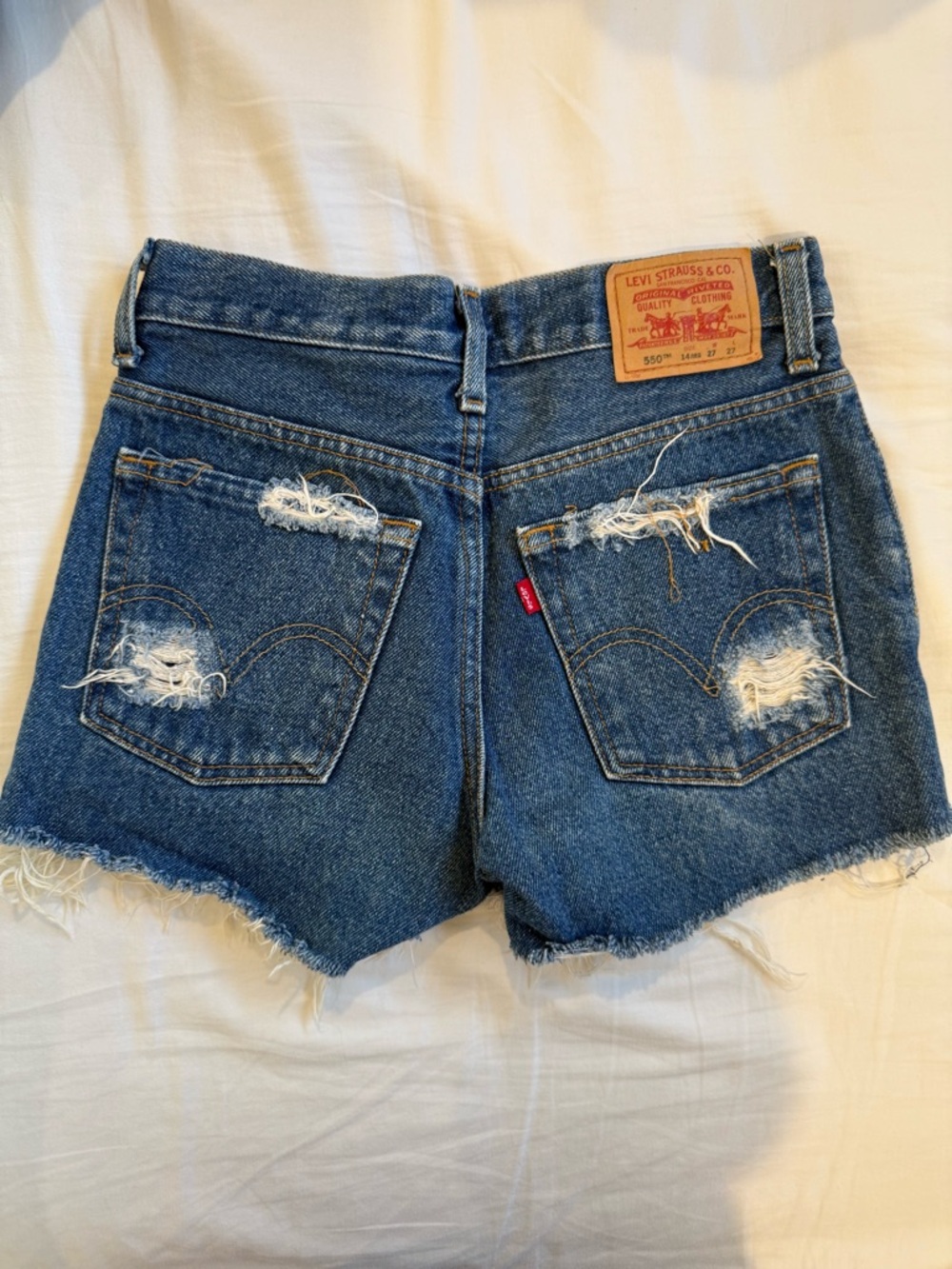 LEVI’s Vintage Distressed 501 Jean Shorts
